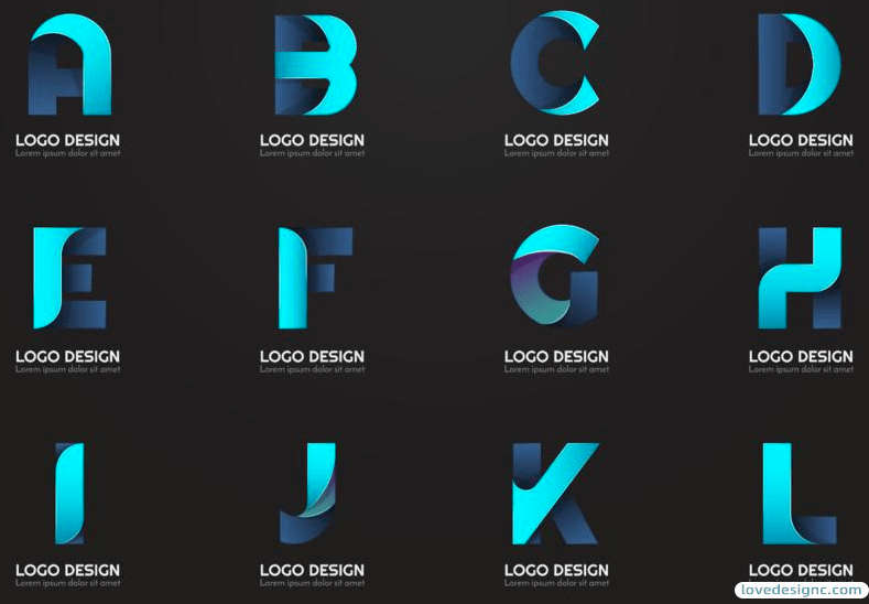 高端字母logo-爱设计爱分享c