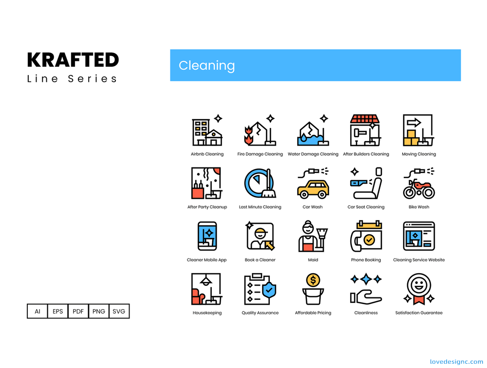 60个清洁图标优质设计素材下载-爱设计爱分享c