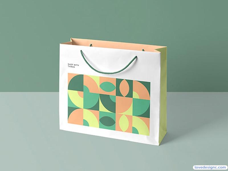 购物袋、纸袋，Mockup PSD-爱设计爱分享c