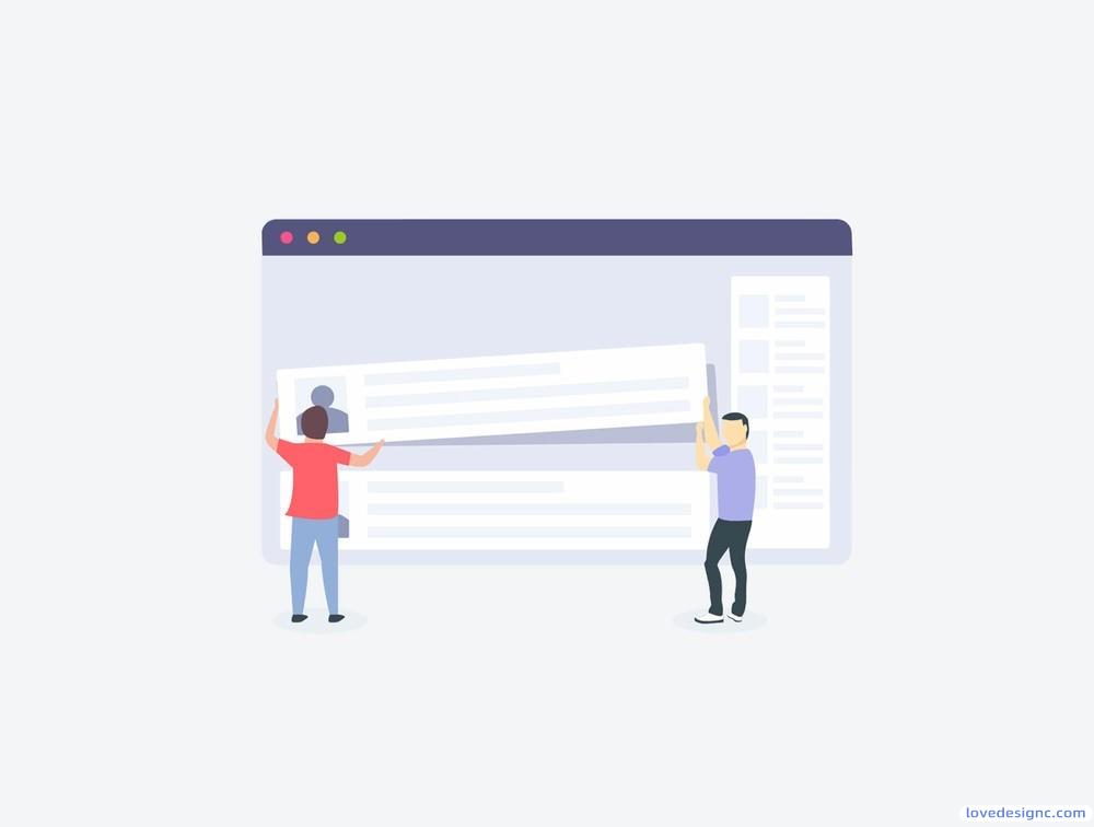 高质量Web和移动插图优质设计素材下载-爱设计爱分享c