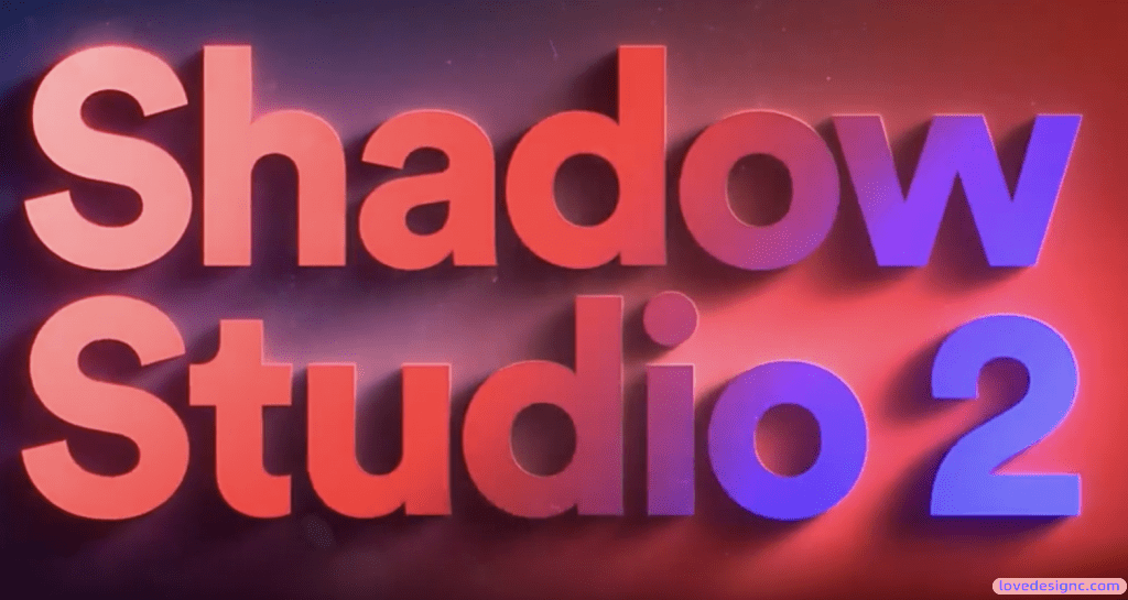 中文汉化AE插件-精致华丽真实阴影拖尾投影插件 Shadow Studio 2 v1.1.3 Win  使用教程-爱设计爱分享c